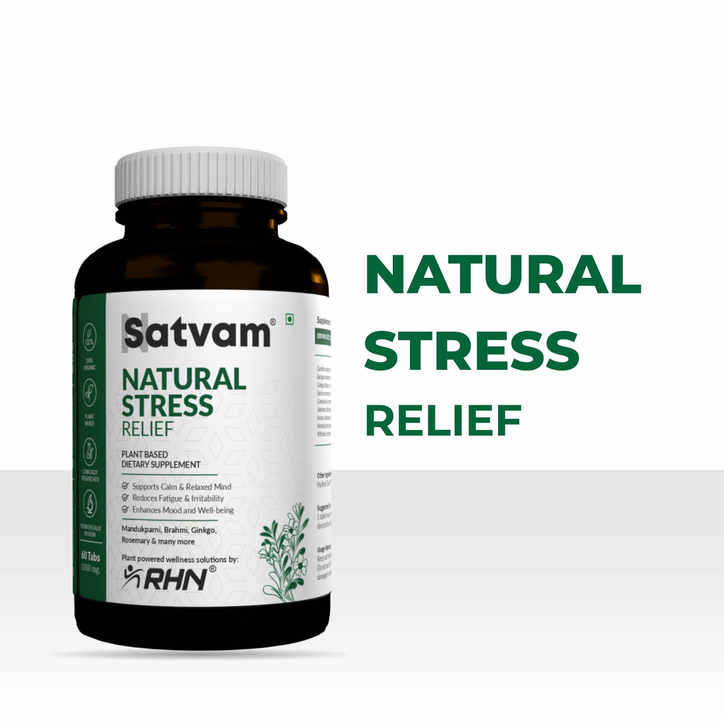 Satvam Natural Stress Relief Supplement