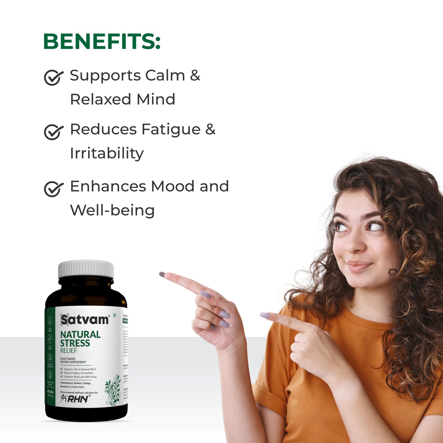 Satvam Natural Stress Relief Supplement