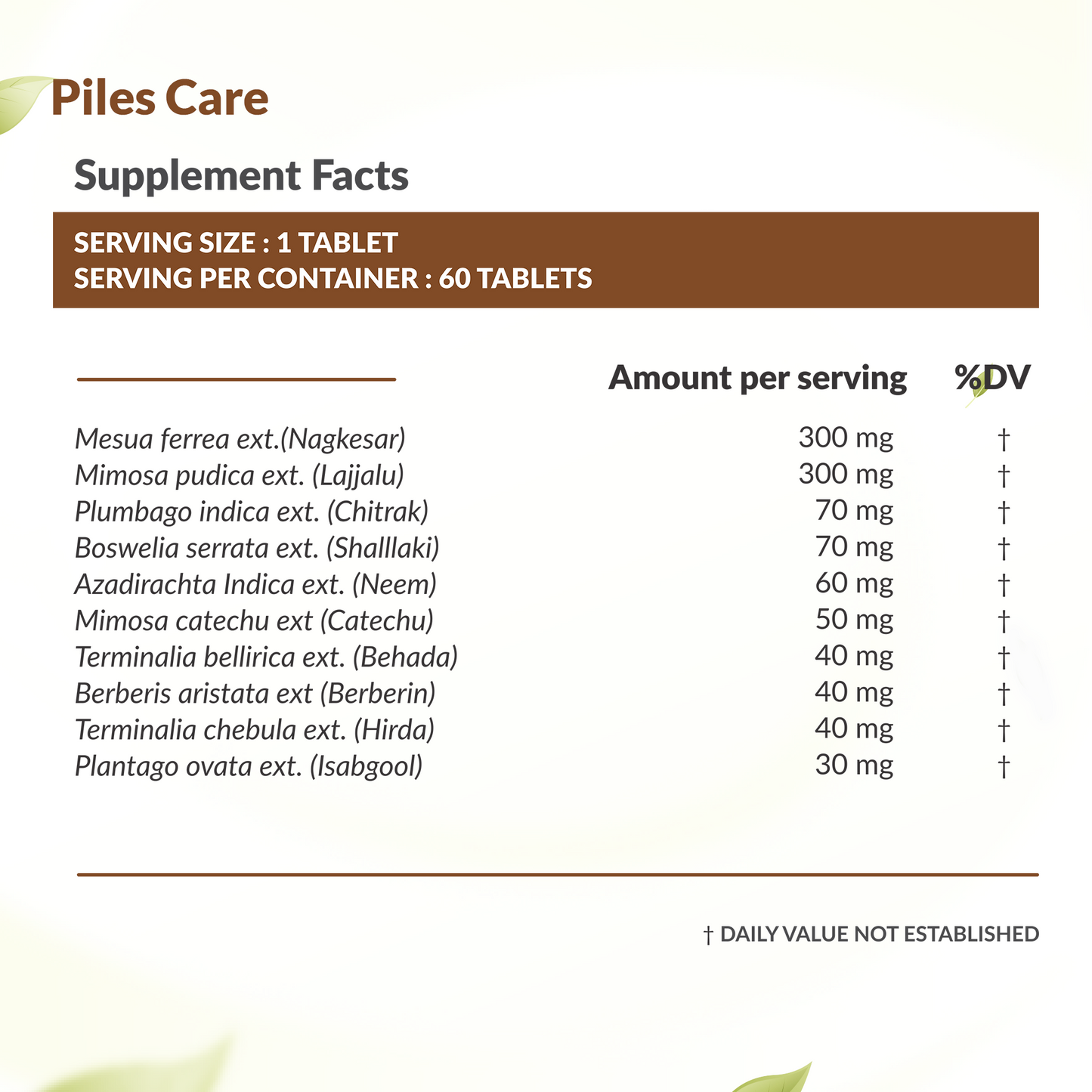 Piles Care + Digestive Support