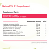 Natural Vit B12 supplement + Natural Omega 3 supplement