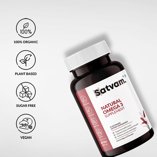 Satvam Natural Omega 3 Supplement