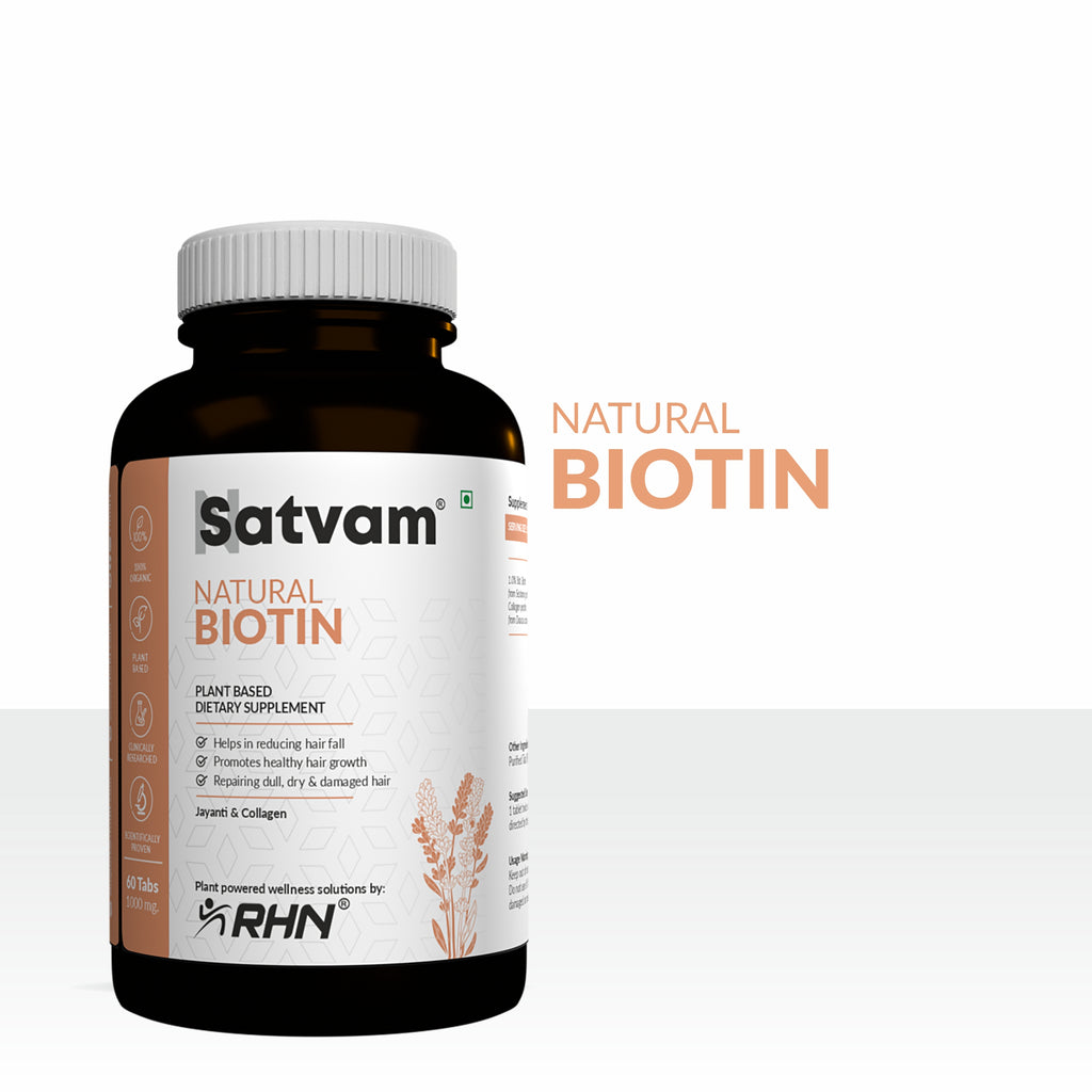 Satvam Natural Biotin Supplement