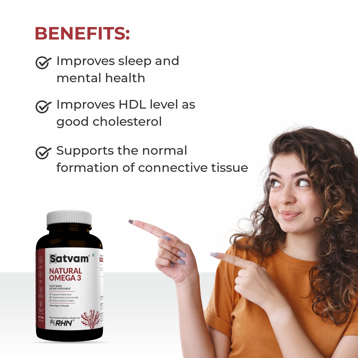 Satvam Natural Omega 3 Supplement